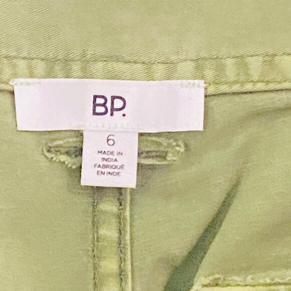 Lime Green Utility Chic — B.P. Cargo Pants (Size 6) - Picture 12 of 17